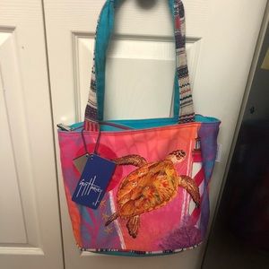 Guy Harvey sea turtle tote NWT